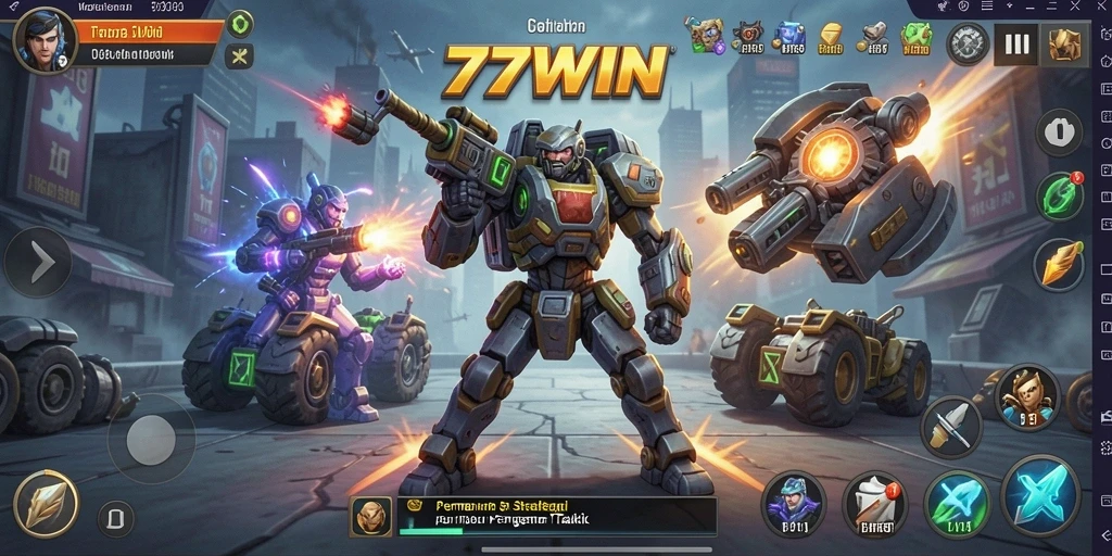 Tampilan menarik dari gameplay 77WIN yang penuh strategi.
