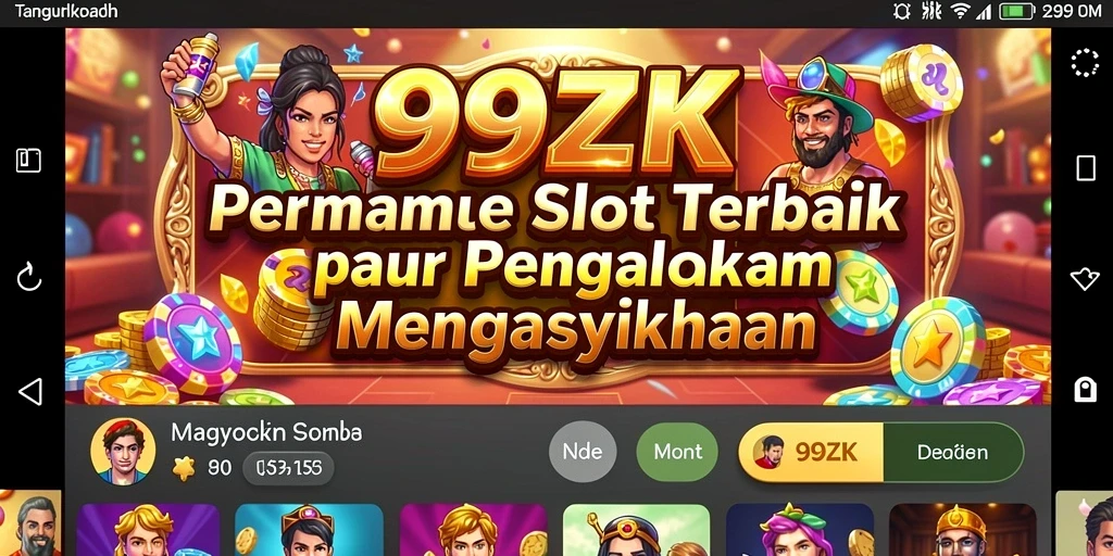 Tampilan gameplay Slot yang memukau dari 999ZK.