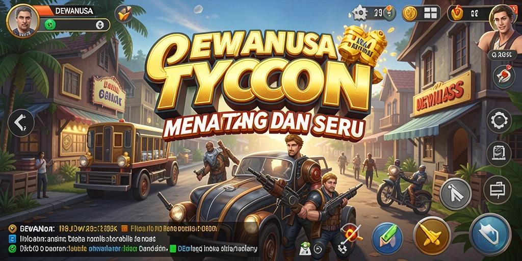 Tampilan gameplay menarik yang menggambarkan keseruan Tycoon.