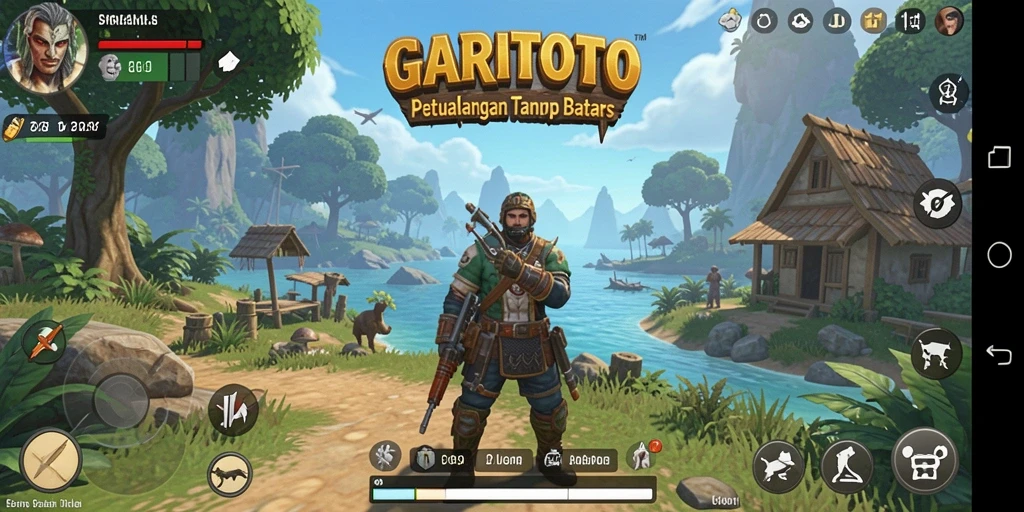 Tampilan gameplay GARITOTO yang memukau dalam dunia terbuka.