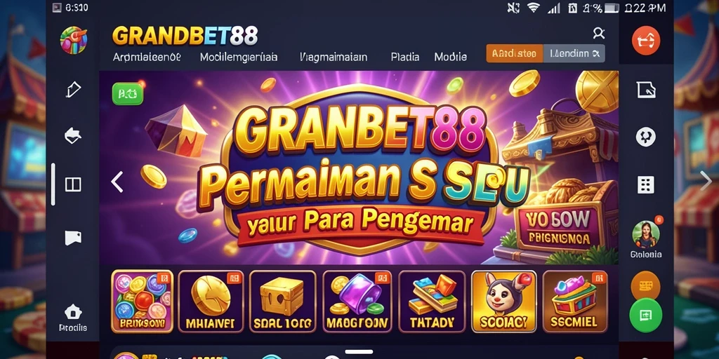 Tampilan gameplay menarik dari permainan Slot GRANDBET88.