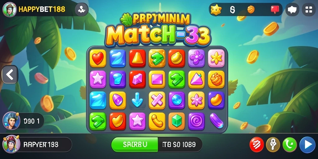 Tampilan gameplay seru dan menantang dari HAPPYBET188.