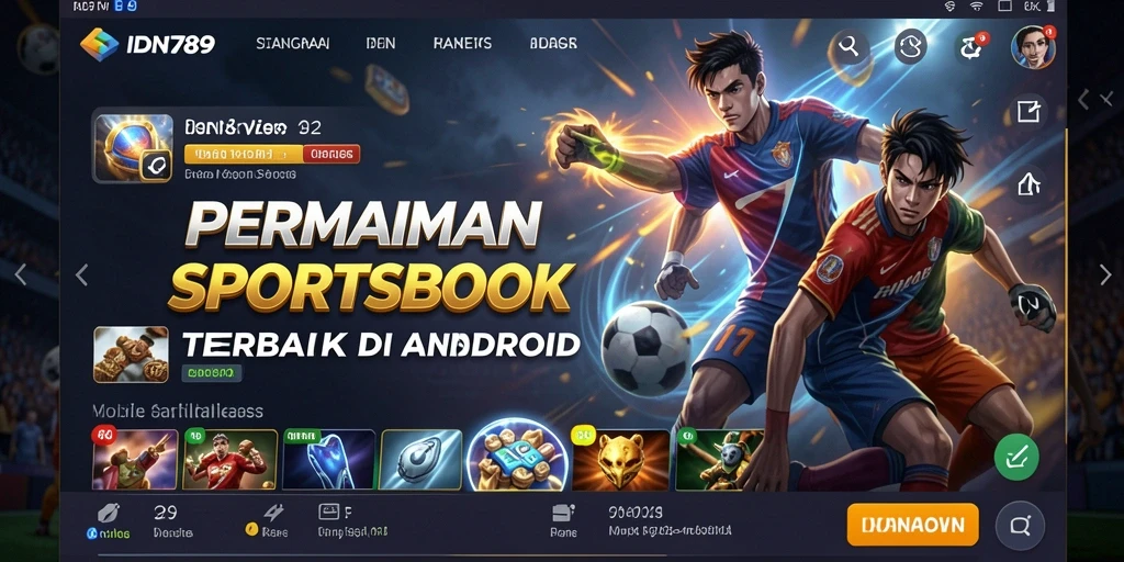 Tampilan permainan Sportsbook IDN789 yang menarik dan intuitif.