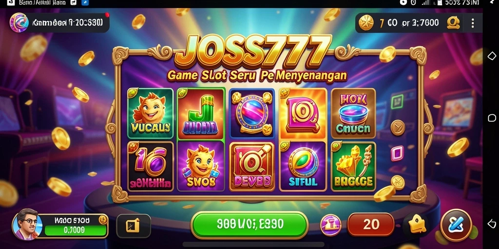 Gameplay JOSS777 yang menegangkan dalam slot yang penuh warna.