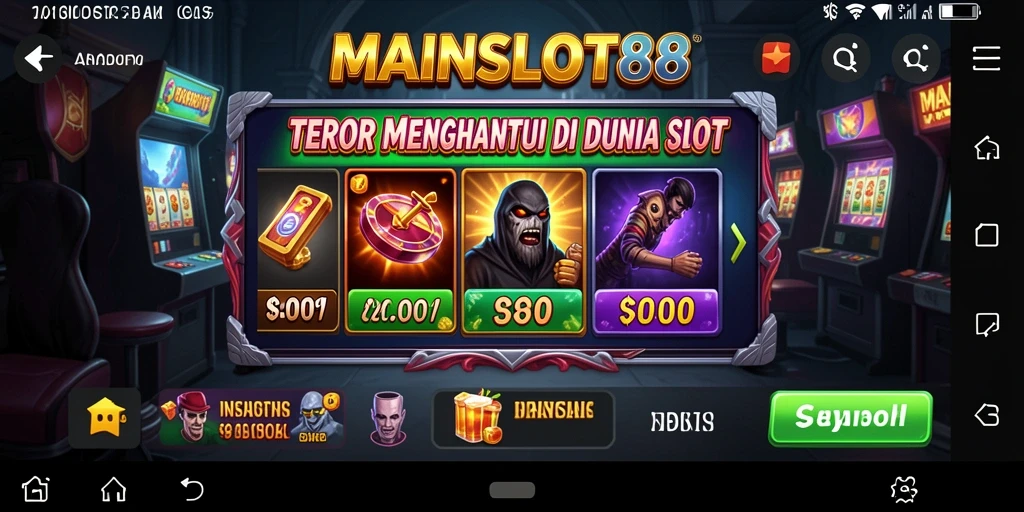Tangkap momen menegangkan dalam gameplay slot horror.