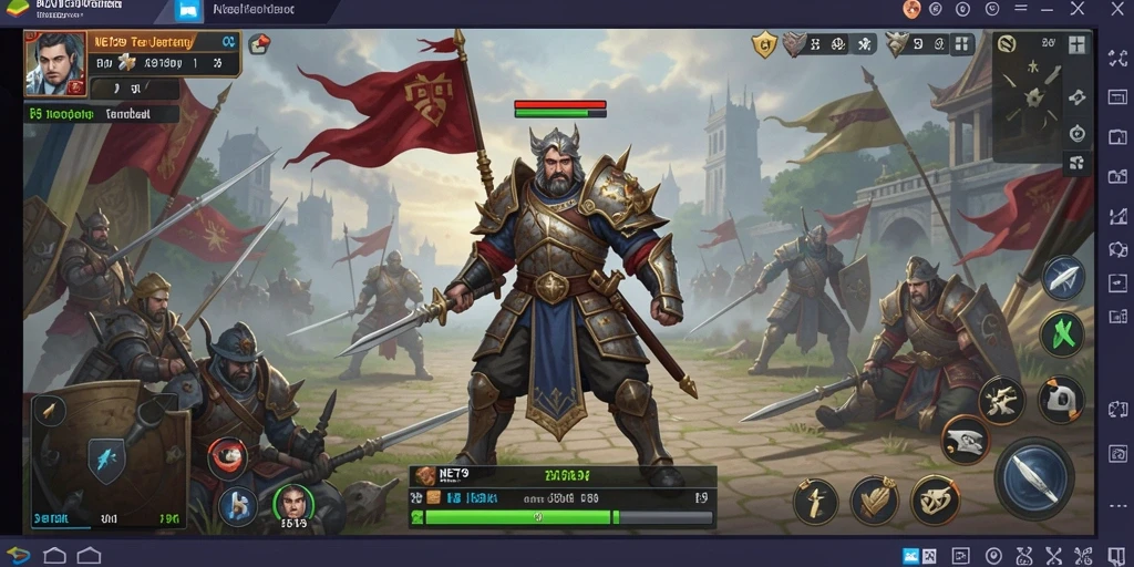 Gameplay NET29 menampilkan strategi pertempuran yang intens dan menegangkan.