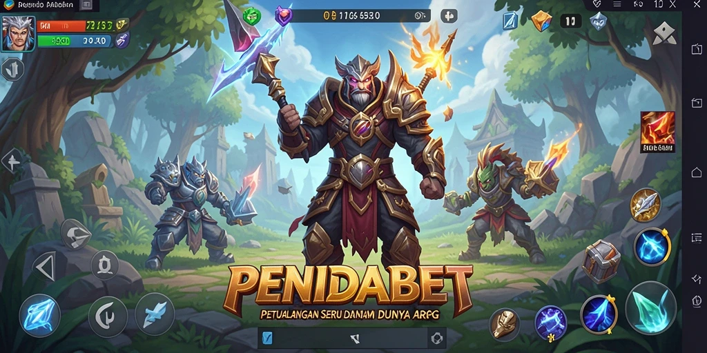 Tampilan menarik dalam gameplay ARPG PENIDABET.