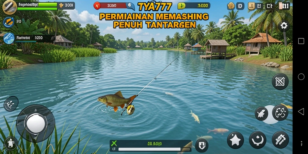 Screenshot gameplay TYA777 dengan tampilan memancing yang menakjubkan.